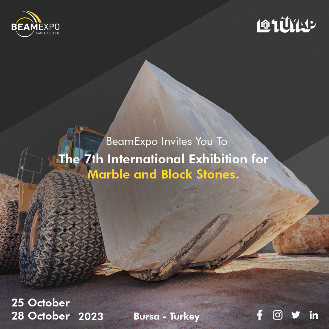 The 7th International Exhibition for Marble and Block Stones.